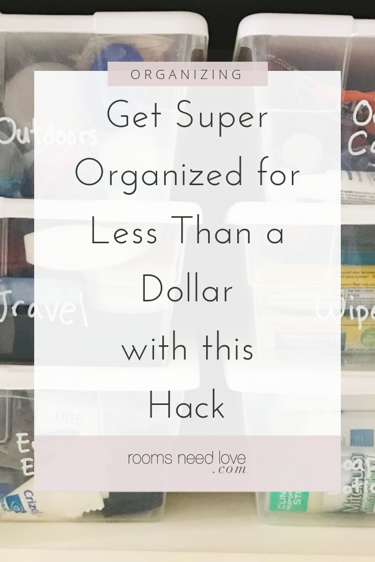 Get Super Organized for Less Than A Dollar with This Hack. Looking for a low-budget but effective way to organize all those extra toothbrushes, soaps, etc? Try this organizing hack that's less than a dollar.