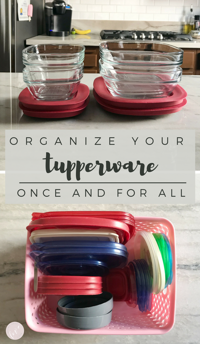 Organizing Tupperware
