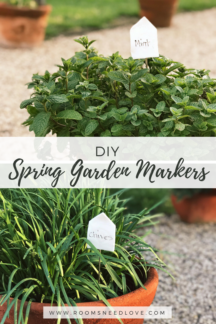DIY Spring Garden Markers | Gardening Ideas | Gift Ideas | Mother's Day Gift Ideas | Gardening | Easy DIY