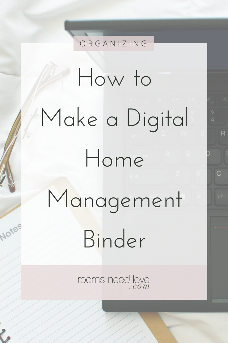 How to Make a Digital Home Management Binder: A quick guide to getting started with Evernote. Learn how to use Evernote to start going paperless and using digital organization.