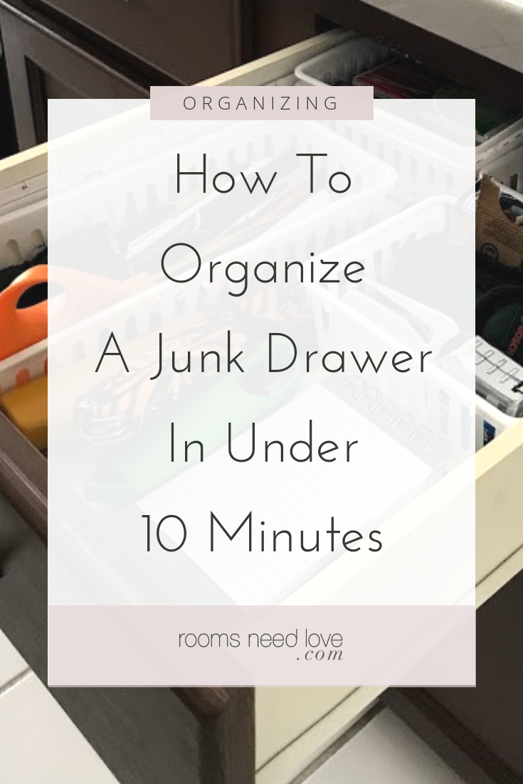 How To Organize A Junk Drawer In Under 10 Minutes. The steps to quickly organize your junk drawer while on a budget.