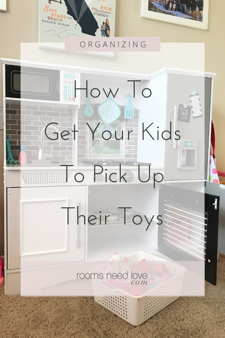 How To Get Your Kids to Pick Up Their Toys. Getting your kids to pick up their toys takes time and effort but it is worth it! Here are the steps I took to get my kid to pick up her toys!