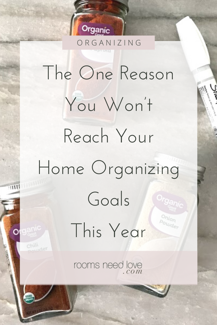 The One Reason You Won’t Reach Your Home Organizing Goals. While decluttering your stuff is a big part of getting organized, just decluttering doesn’t mean everything will automatically stay that way. If you want to reach your home organizing goals this year, you need to focus on creating organizing habits.