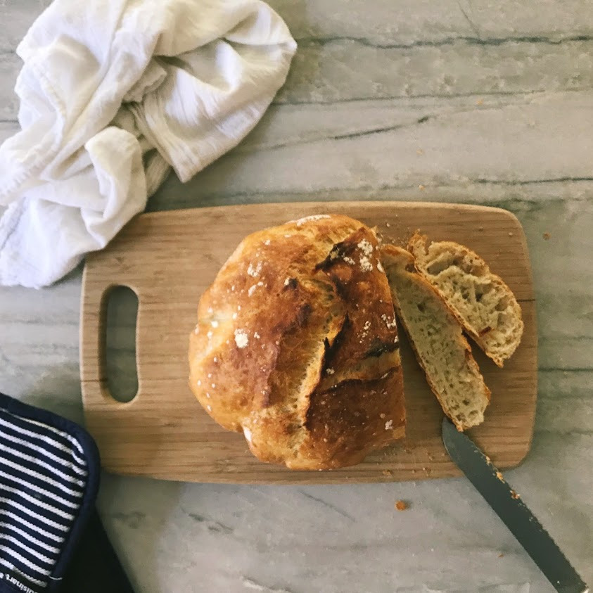 Crusty No-Knead Bread Recipe