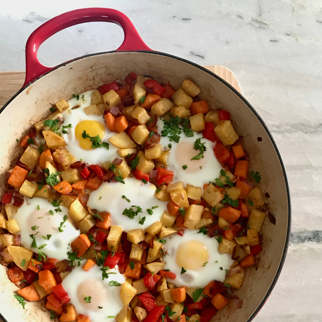 Smokey Sweet Potato Hash with Bacon (Gluten-Free/Paleo/Whole30)