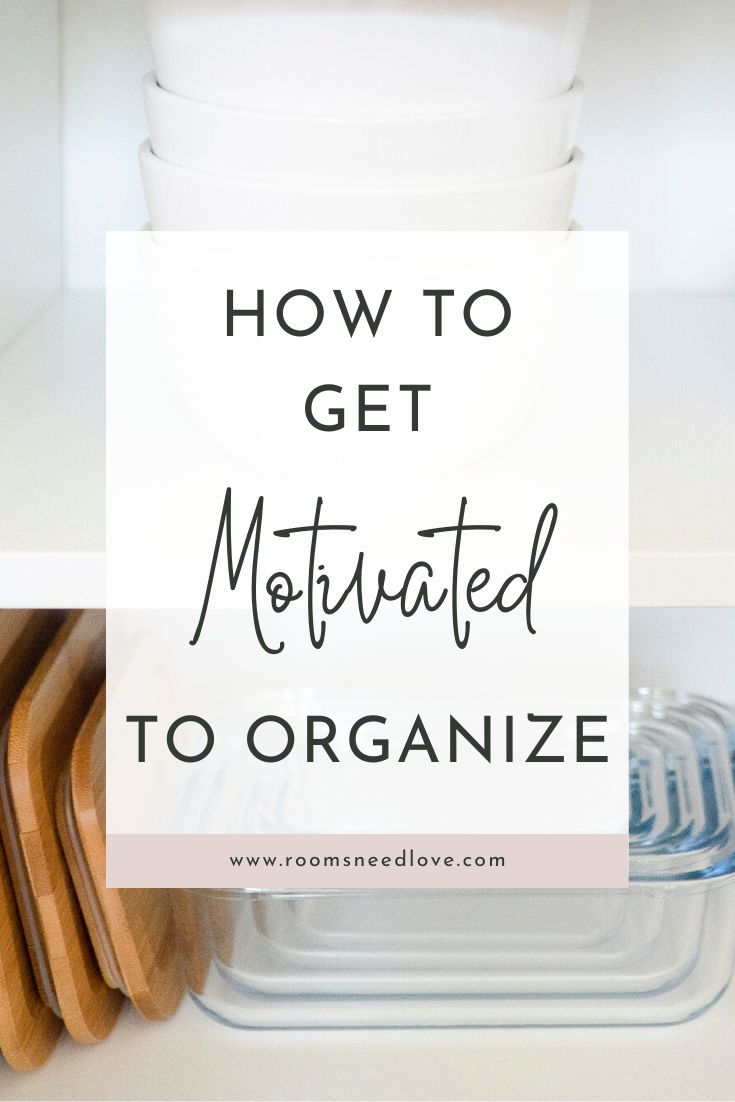 Are you wondering how you can get motivated to organize? Here are 4 proven tricks to help you get motivated to organize (or do anything!).