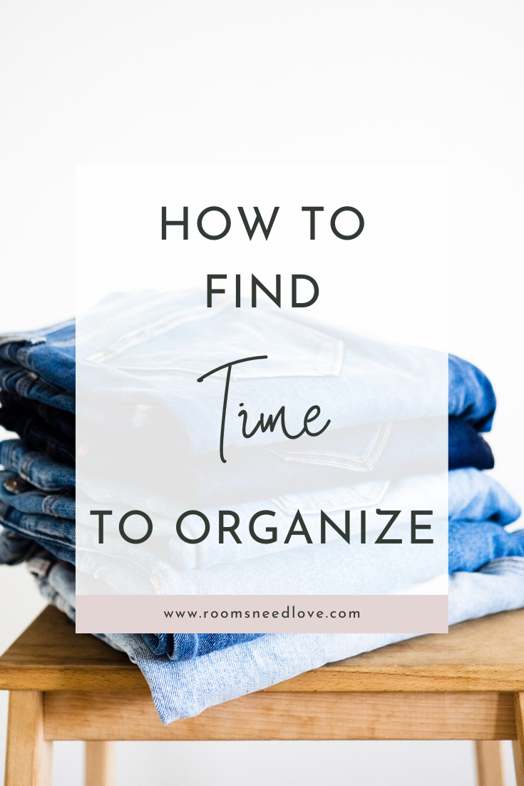 Want to get organized but can’t find the time? In this article, you’ll learn why you can’t find the time to organize and what to do about it!