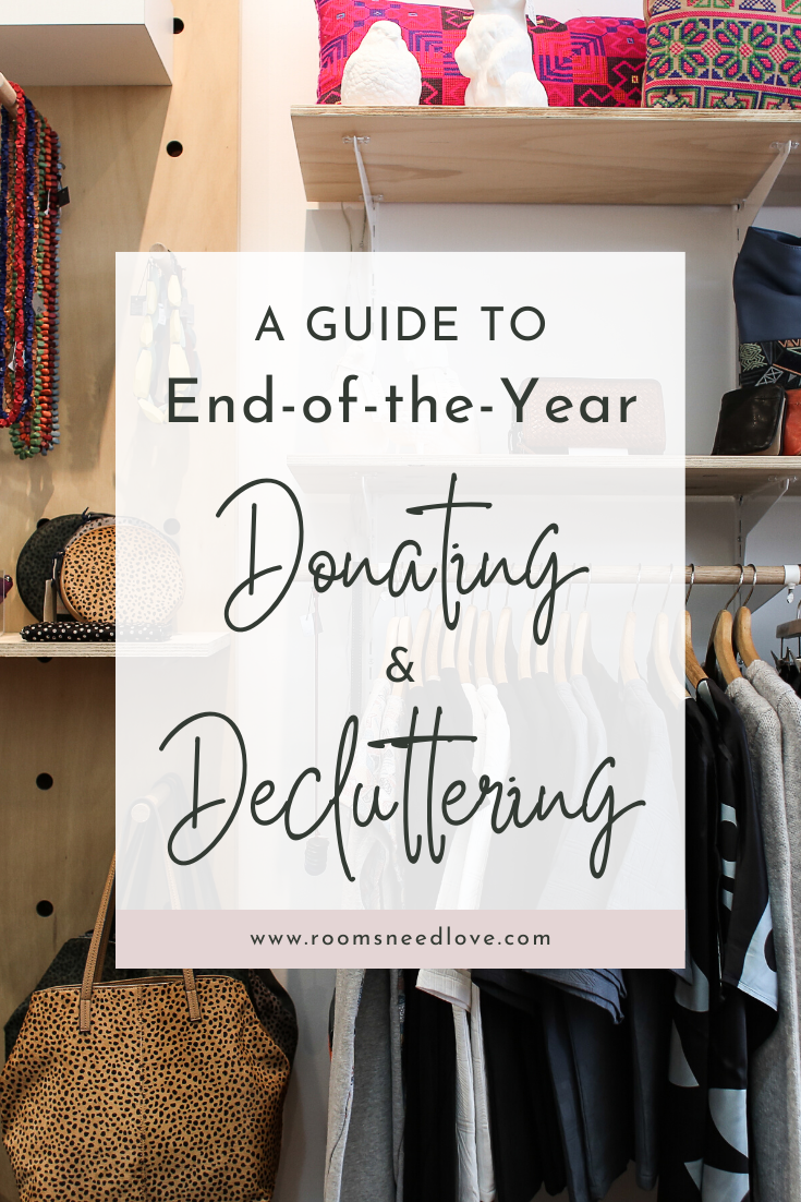 The end of the year is the perfect time for donating and decluttering. This guide will show you how to track your donations & where to declutter.