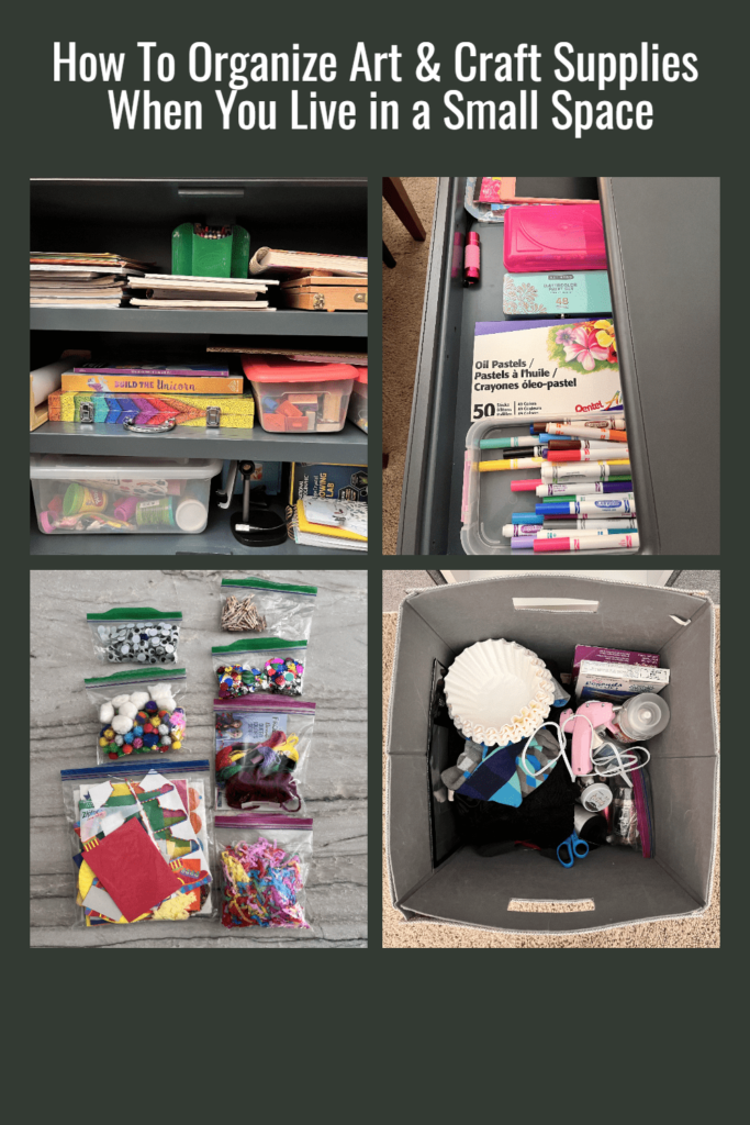 How To Organize Art & Craft Supplies in a Small Space