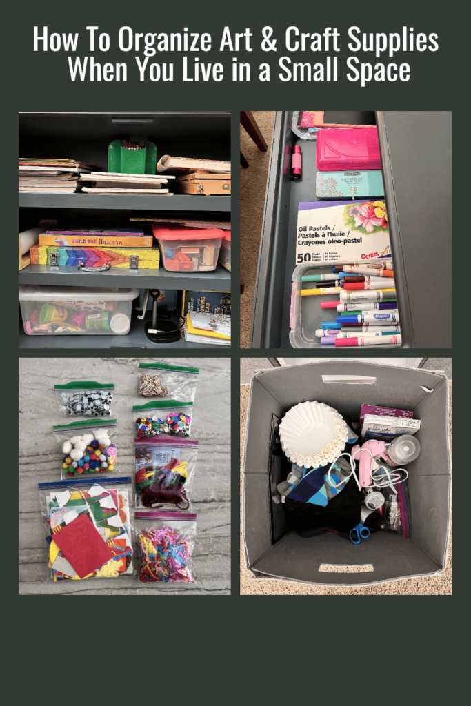 How to Store Your Craft Supplies in a Small Space - Decor by the